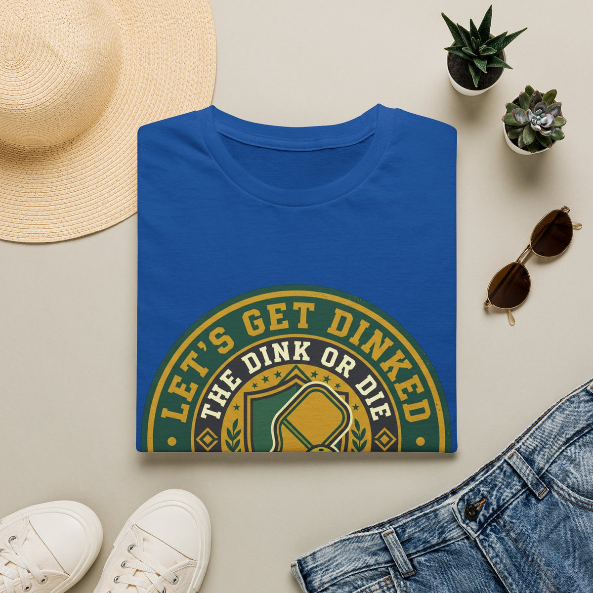 Let’s Get Dinked Dink Or Die Club Graphic T-Shirt — Weekend Pickleball Tee