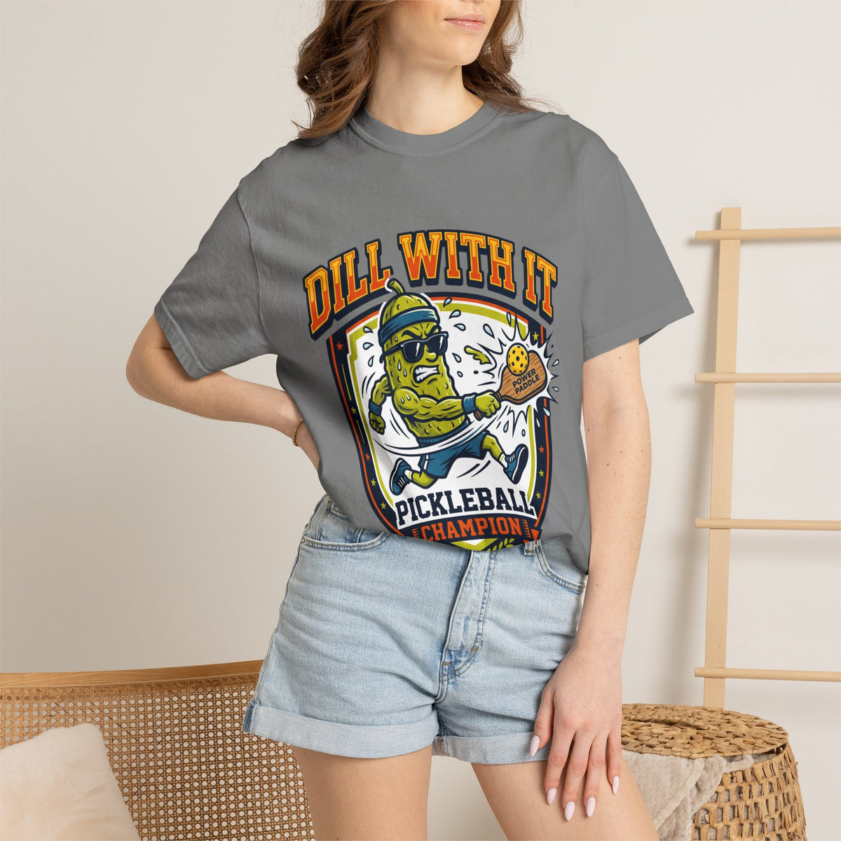 Dill With It Pickleball Champion T-Shirt