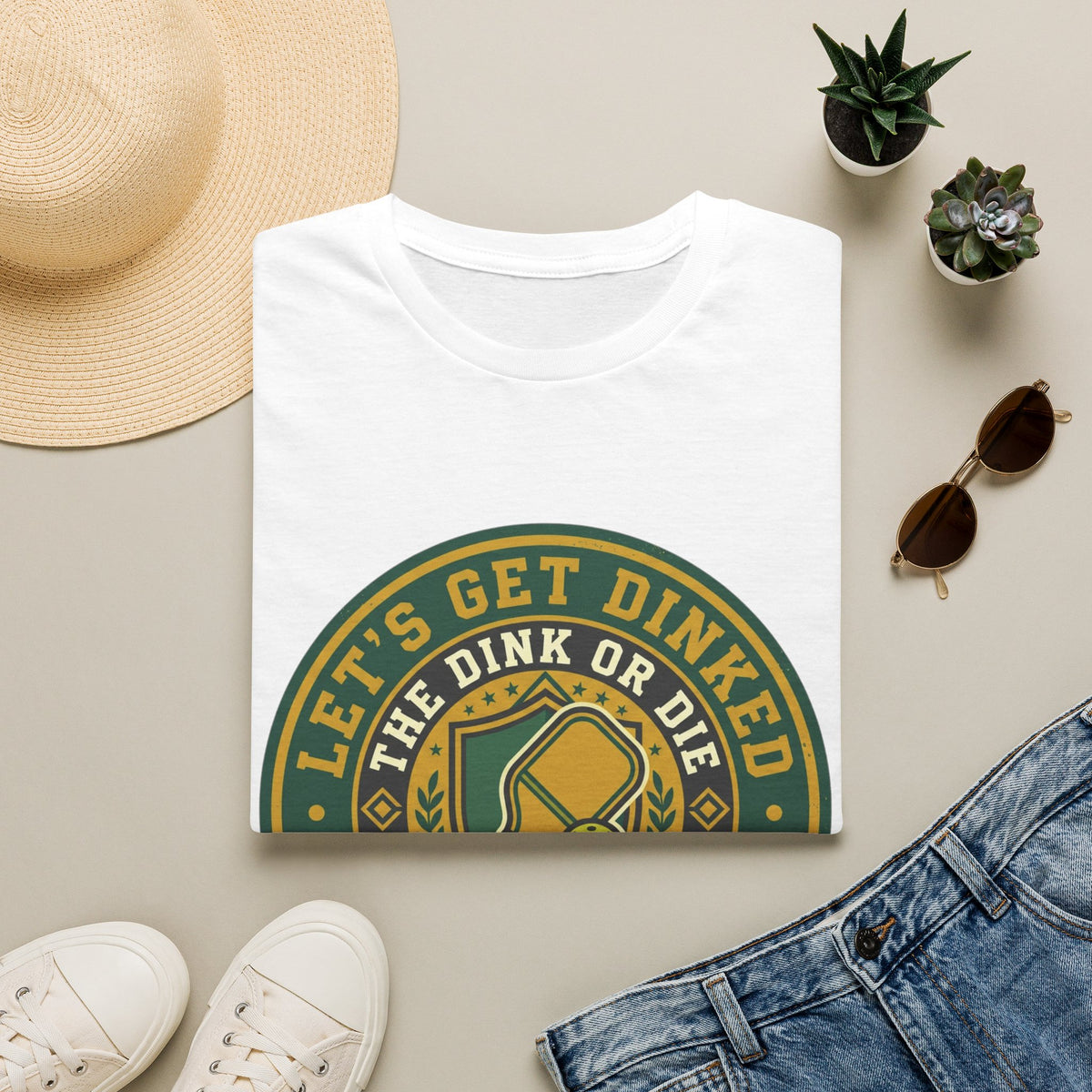 Let’s Get Dinked Dink Or Die Club Graphic T-Shirt — Weekend Pickleball Tee