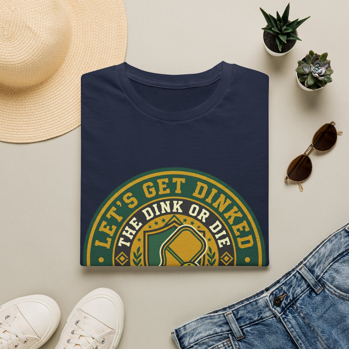 Let’s Get Dinked Dink Or Die Club Graphic T-Shirt — Weekend Pickleball Tee