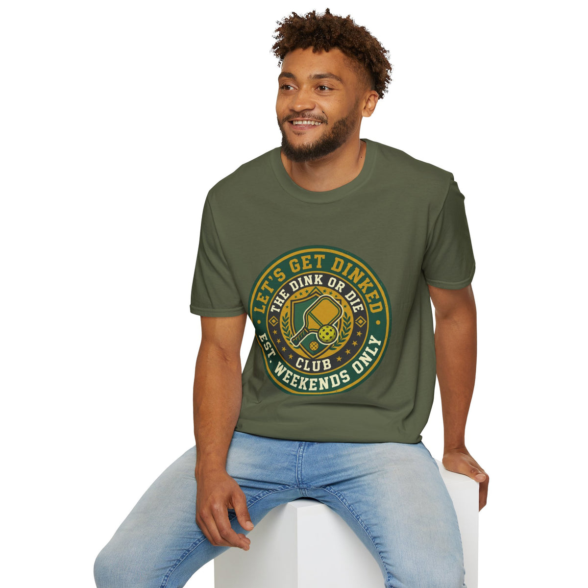 Let’s Get Dinked Dink Or Die Club Graphic T-Shirt — Weekend Pickleball Tee