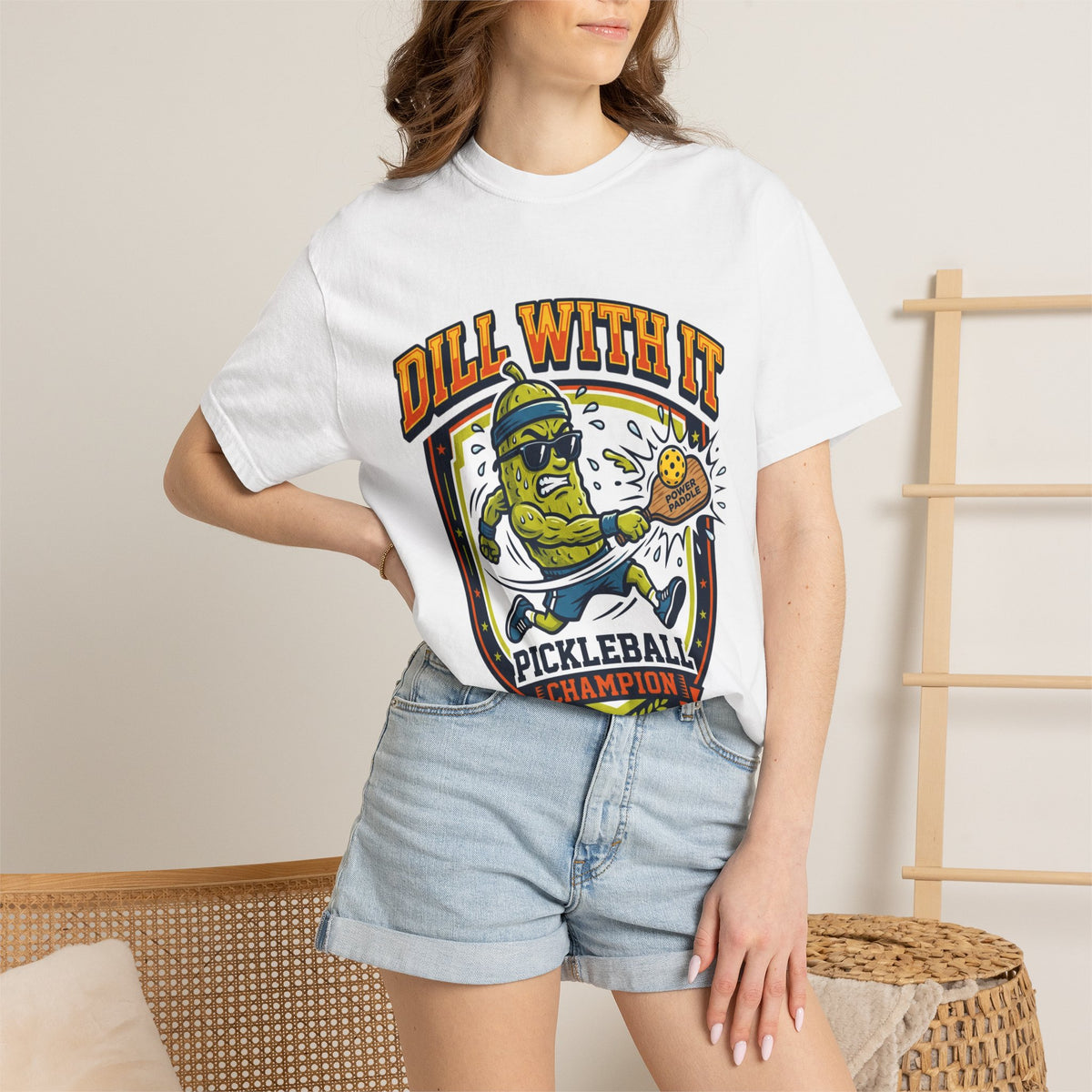 Dill With It Pickleball Champion T-Shirt