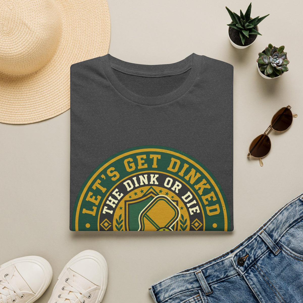 Let’s Get Dinked Dink Or Die Club Graphic T-Shirt — Weekend Pickleball Tee