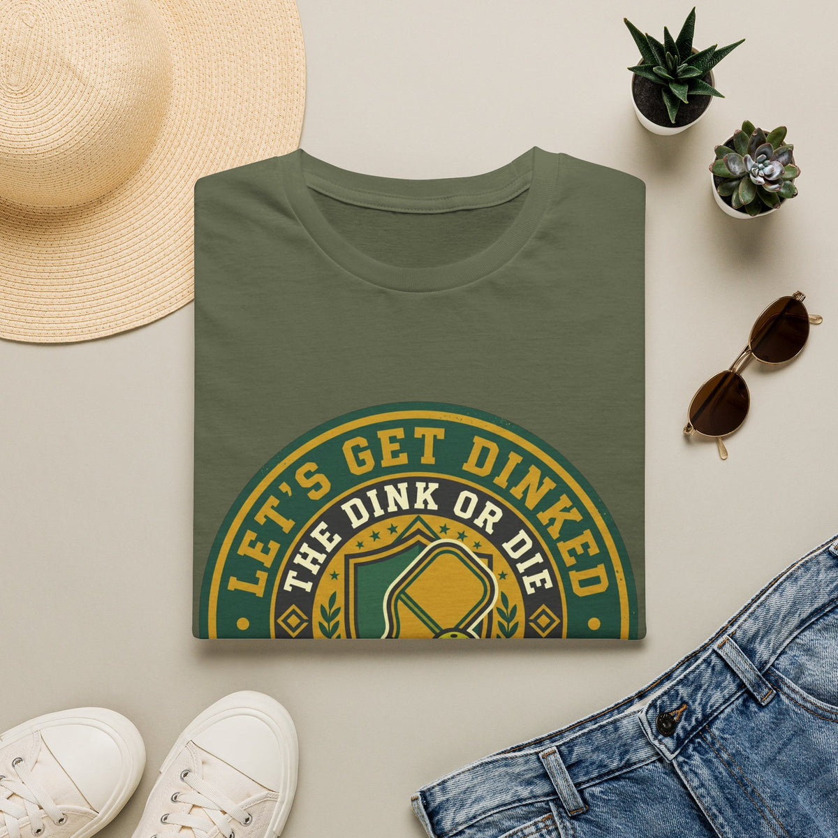 Let’s Get Dinked Dink Or Die Club Graphic T-Shirt — Weekend Pickleball Tee