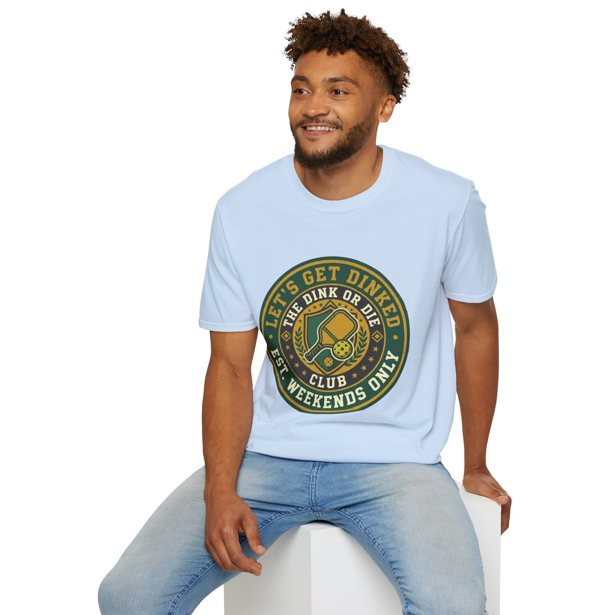 Let’s Get Dinked Dink Or Die Club Graphic T-Shirt — Weekend Pickleball Tee