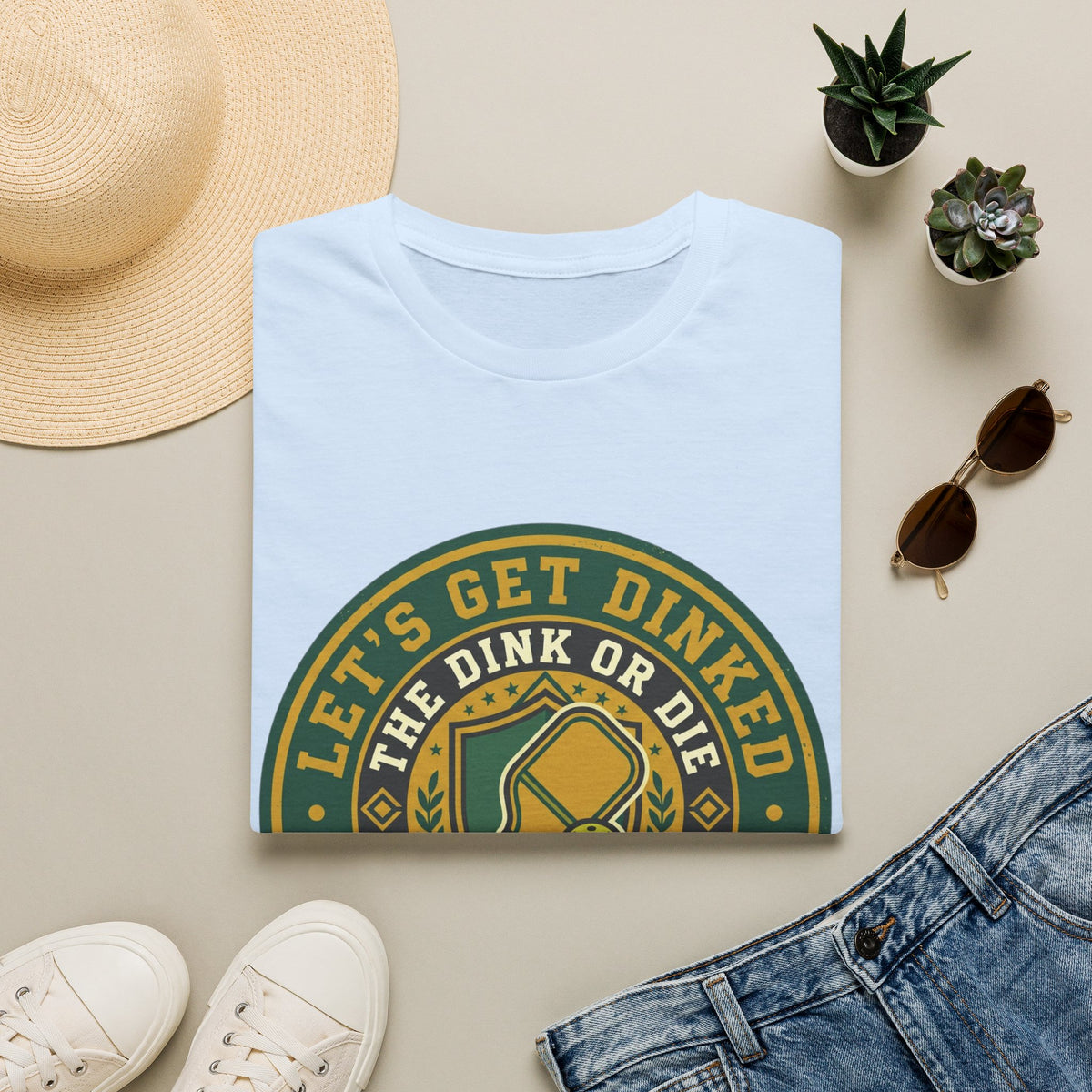 Let’s Get Dinked Dink Or Die Club Graphic T-Shirt — Weekend Pickleball Tee