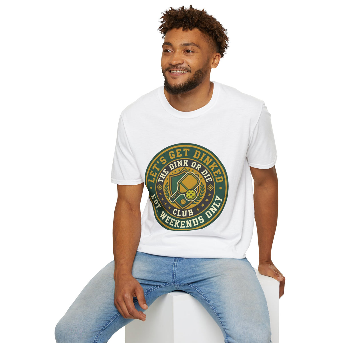 Let’s Get Dinked Dink Or Die Club Graphic T-Shirt — Weekend Pickleball Tee